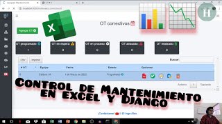 PLANTILLA CONTROL DE MANTENIMIENTO EN EXCEL 📊💯😊 [upl. by Diaz906]