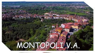 Montopoli val darno  Borgo Medievale  Pisa  4K Walking and Fly Tour 2024 medieval [upl. by Anaujal]