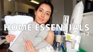 HUGE HOMEAPARTMENT ESSENTIALS HAUL  part 2 homegoods bed bath and beyond ikea  amazon [upl. by Kingsbury]