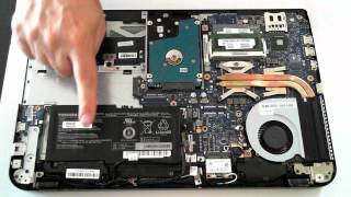 Toshiba Satellite Pro L50A Teardown amp Opening [upl. by Dett]