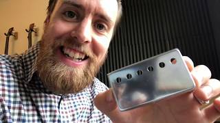 How to fit a cover to a humbucker  install a cover on your pickup [upl. by Florri]