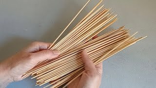 DIY  EASY CRAFTS with BAMBOO SKEWERS 😍 BAMBOO STICK CRAFTS 💕 Crafts and Recycling [upl. by Hceicjow788]