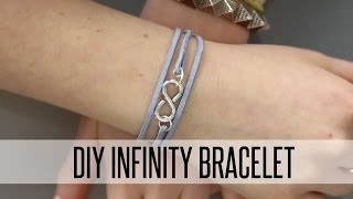 DIY WRAP INFINITY BRACELET [upl. by Nekcarb686]