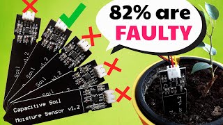 Capacitive Soil Moisture Sensors dont work correctly  Fix for v20 v12 Arduino ESP32 Raspberry Pi [upl. by Nadruoj810]