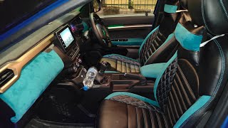 kiger 💯🤟best seat cover and interior modified 🤟👌kiger modified kiger best accessories [upl. by Tayib]