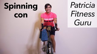 QUEMÁ HASTA 800 CALORÍAS Con esta clase de SPINNING en 45 minutos con PATRICIA FITNESS GURU [upl. by Anav]