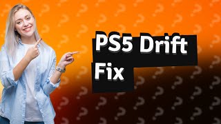 How to fix stick drift on PS5 without opening [upl. by Ameerak]