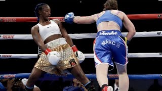 CLARESSA SHIELDS VS FEMKE HERMANS FULL FIGHT HBO SIGN OFF SHOW [upl. by Attezi]