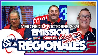 Émission Série Rugby Mercredi 02 Octobre 2024 [upl. by Myrtie608]