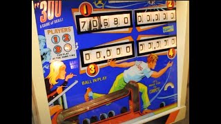 1975 Gottlieb 300 pinball machine [upl. by Chasse]