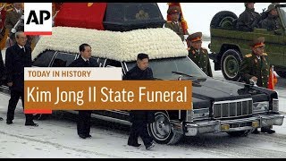 King Jong Il State Funeral  2011  Today In History  28 Dec 17 [upl. by Bil829]