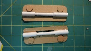 Tips and Tricks 8 How to make paper hinges [upl. by Madora]