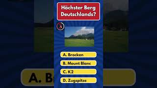 Wie gut kennst du Deutschlands Berge 🏔️🇩🇪 quiz geographie geoquiz trivia [upl. by Akerehs705]