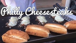 Philly Cheesesteaks  FLAT TOP FLAVORS [upl. by Fleeta]