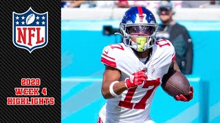 Giants WR Wan’Dale Robinson Is Officially BACK  2023 Week 4 ALL TOUCHES vs Seahawks [upl. by Nitnert]