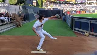 Yu Darvish yudarvish Bullpen Petco Park July 8 2021 [upl. by Alidis327]