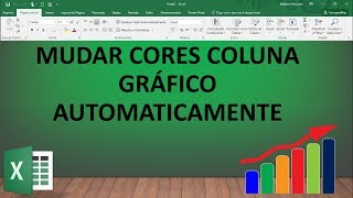 MUDAR CORES COLUNAS GRAFICO COM BASE EM VALORES DAS CELULAS  VIDEO 66 [upl. by Mintun11]