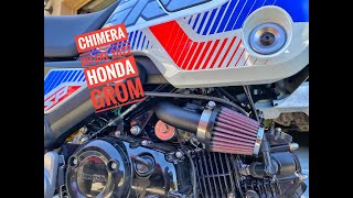 2022 Honda Grom Chimera Intake Instal [upl. by Frasch]