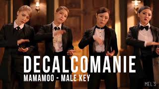 DECALCOMANIE  MAMAMOO male key [upl. by Navnod]