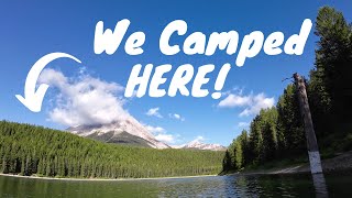 Camping in The Canadian Rockies  Canada Day  Chinook Lake Alberta Canada [upl. by Sotnas]