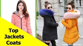 Top 50 Best Jackets and Coats for Women  Best Parkas for Ladies S1 [upl. by Daahsar]