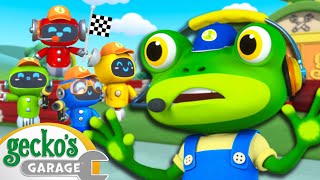 Formula Gecko 🏁  Go Geckos Garage  Kids Cartoons [upl. by Abibah]