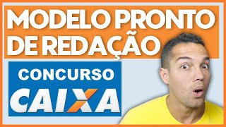 INTRODUÇÃO  Modelo Pronto Redação CAIXA 2024  Fórmula do Concurso  Profinho [upl. by Aiht]