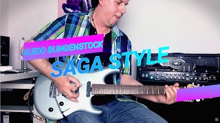 SAGA Ian Crichton Guitar Style  w Kemper Amp [upl. by Anthea]