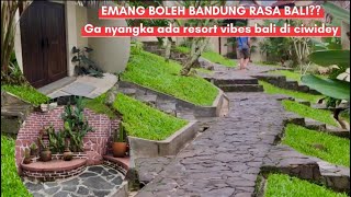 Baru tau Penginapan di bandung DRIAM Resort vibes bali  Rekomendasi ciwidey ‼️ [upl. by Domela]