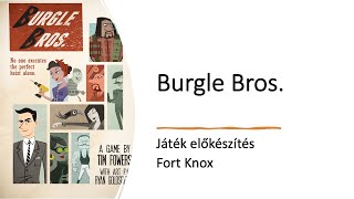 Burgle Bros  Játék előkészítés [upl. by Ahtanaram]