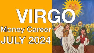 ♍️ Virgo July 2024 💰 A decision will bring you success 💰 Money Career Finance Tarot Reading [upl. by Ytnom]