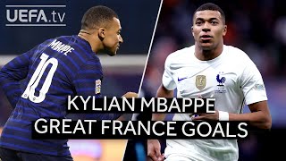 KYLIAN MBAPPÉ GREAT FRANCE GOALS [upl. by Sherline]