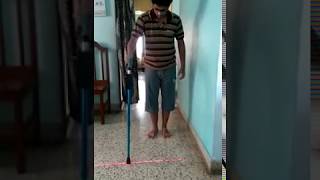 PARKINSONS LASER CANE WITH INACTIVITY TIMER AND STEPS COUNTER [upl. by Elay455]