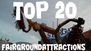 TOP 20 Fairgroundattractions Europe selected by Xtremeridesnl [upl. by Rambert]