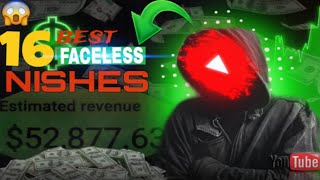 TOP 16 Faceless YouTube Channels Taking Over the Internet [upl. by Htiduy]