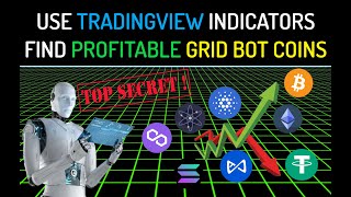 How To Find Profitable Coins For Bitsgap Crypto Trading Grid Bot Setup Using TradingView Indicators [upl. by Lede92]