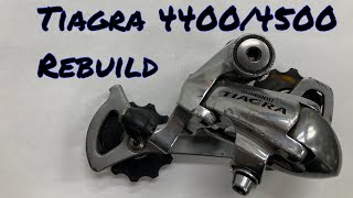 How To Rebuild a Shimano Tiagra 44004500 Derailleur [upl. by Verne]