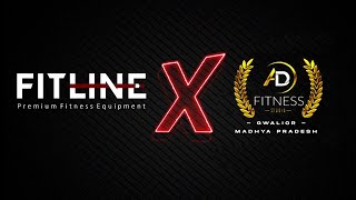 AD Fitness Studio Rajiv plaza Gwalior New gym installation by FitLine  New Gym Setup [upl. by Raddy559]