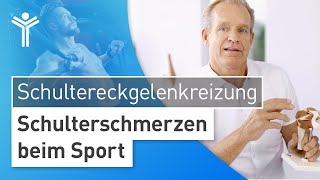 Schulterschmerzen beim Sport – Experten Tipps zur Schultereckgelenkreizung von Dr Stefan Preis [upl. by Cris369]