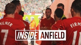 Inside Anfield Liverpool 41 Stoke City  TUNNEL CAM [upl. by Cross]