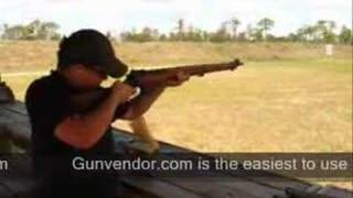 Shooting the Lee Enfield Rifle No 4 MK1 [upl. by Karlow]