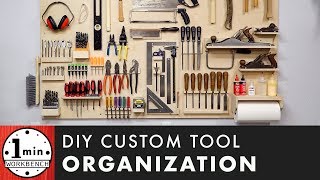 How to Make a Custom Tool Organization Board [upl. by Dulsea]