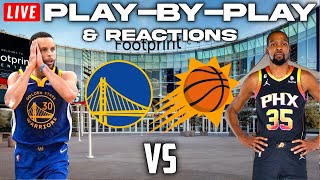 Golden State Warriors vs Phoenix Suns  Live PlayByPlay amp Reactions [upl. by Rainwater]