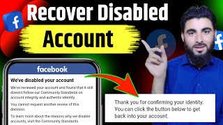 Weve Disabled Your Account  How To Recover Disabled Facebook Account in 2024 🔥 [upl. by Corley]