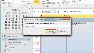 Using Calendar Groups in Outlook 2010 [upl. by Eiuqcaj295]