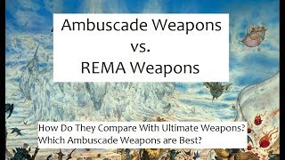 FFXI  How Do Ambuscade Weapons Compare to REMA Weapons [upl. by Aiekal]