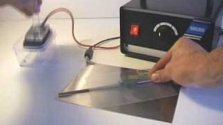 Electrolytic Metal Etching setup and marking demonstration [upl. by Schuman550]