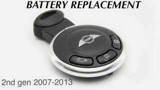 Mini Cooper key fob Battery Replacement [upl. by Akla]