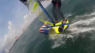 First time foil Starboard Foil Free Ride 125 Ezzy Cheeatah 85 1015 knots wind [upl. by Topper]