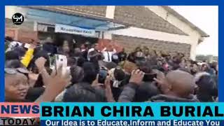 DRAMA IN BRIAN CHIRAS BURIAL AS FUNS DEMAND TO VIEW HIS BODY BEFORE BURIAL KICKS OFF [upl. by Limak284]